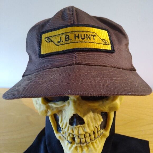 Vintage Swingster J.B. Hunt Patch Snap Back Trucker Hat - Picture 1 of 8